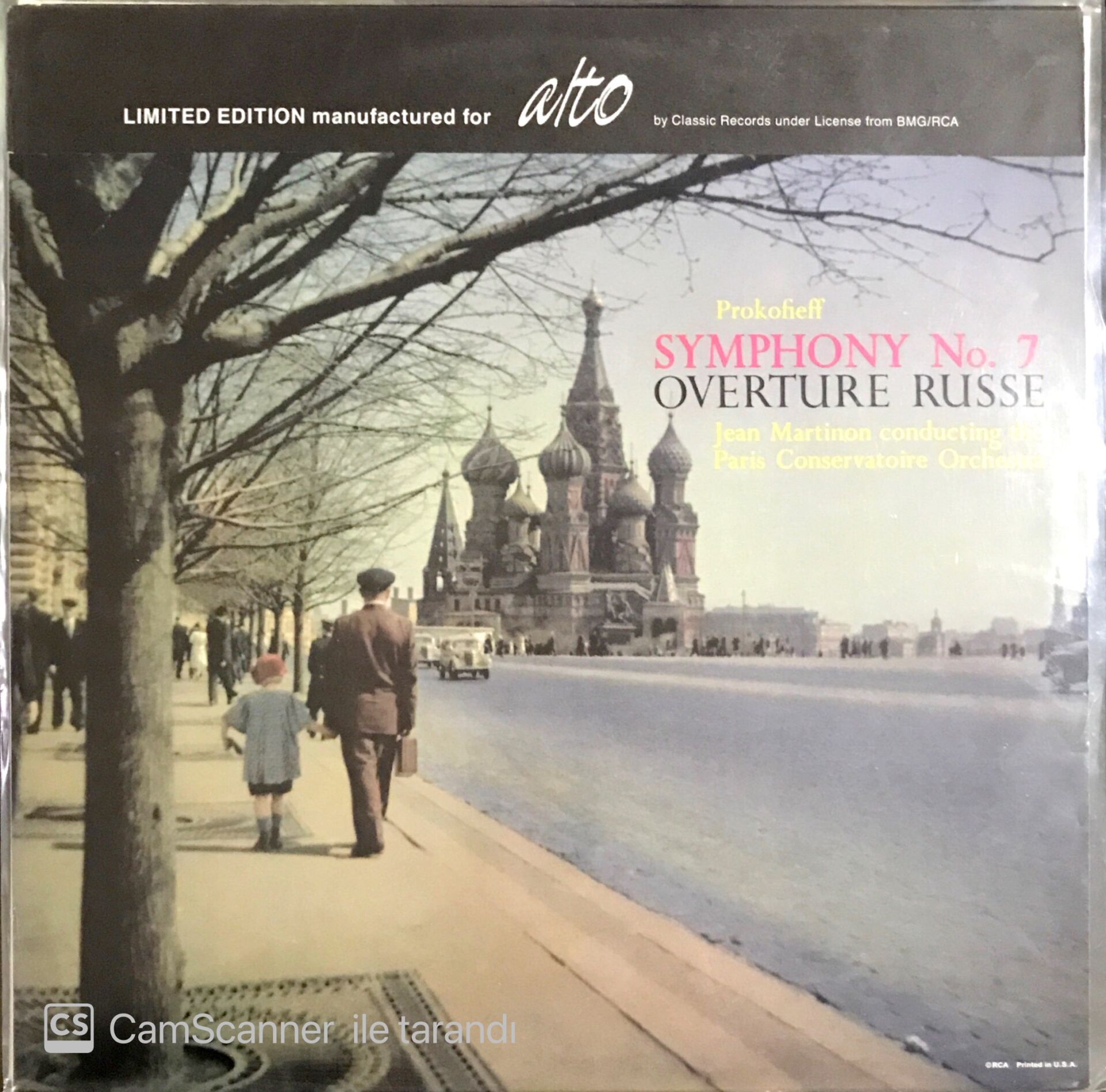 Prokofieff Symphony No.7 Overture Russe LP