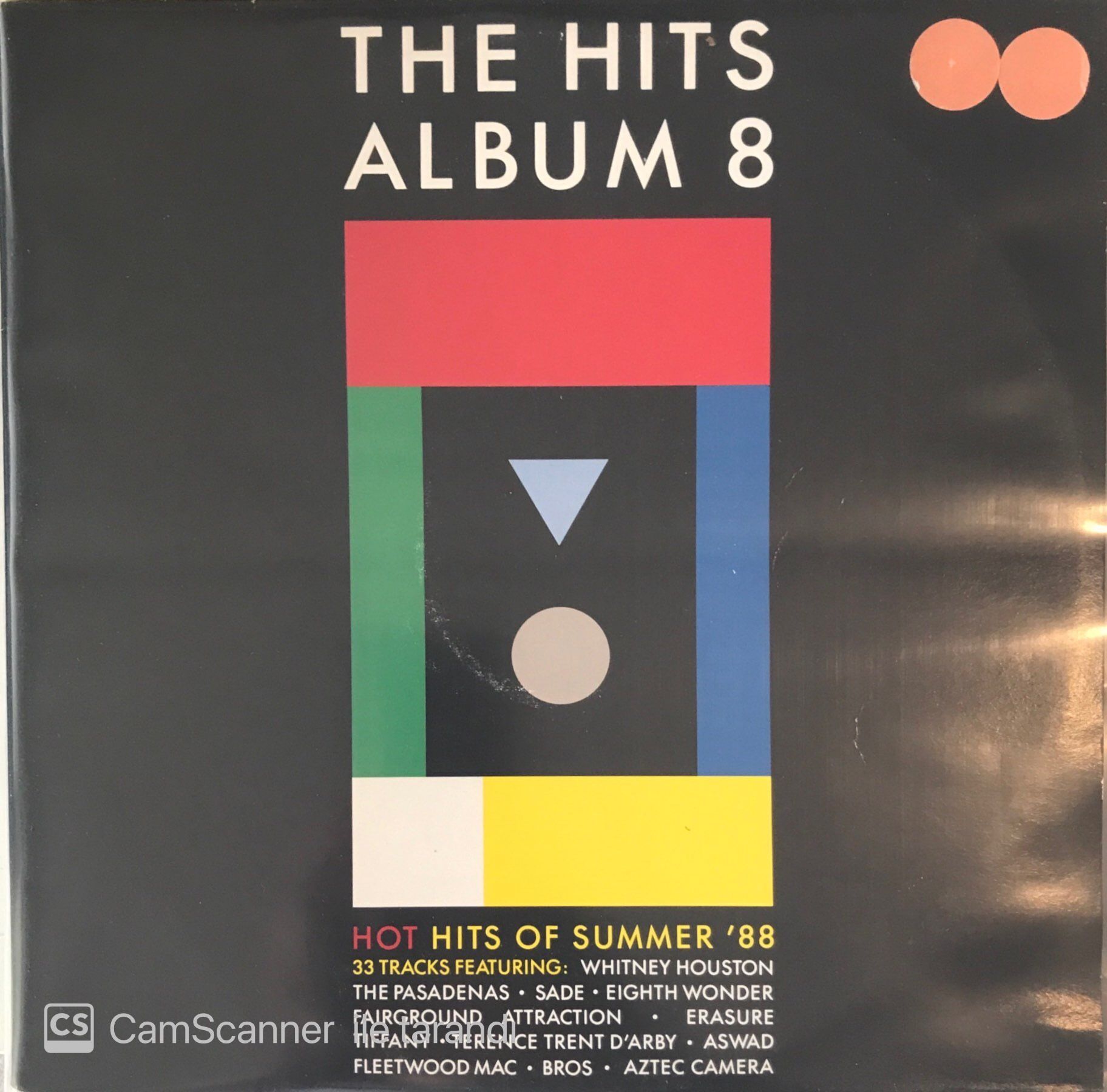 The Hits Album 8 - Hot Hits Of Summer '88 Double LP