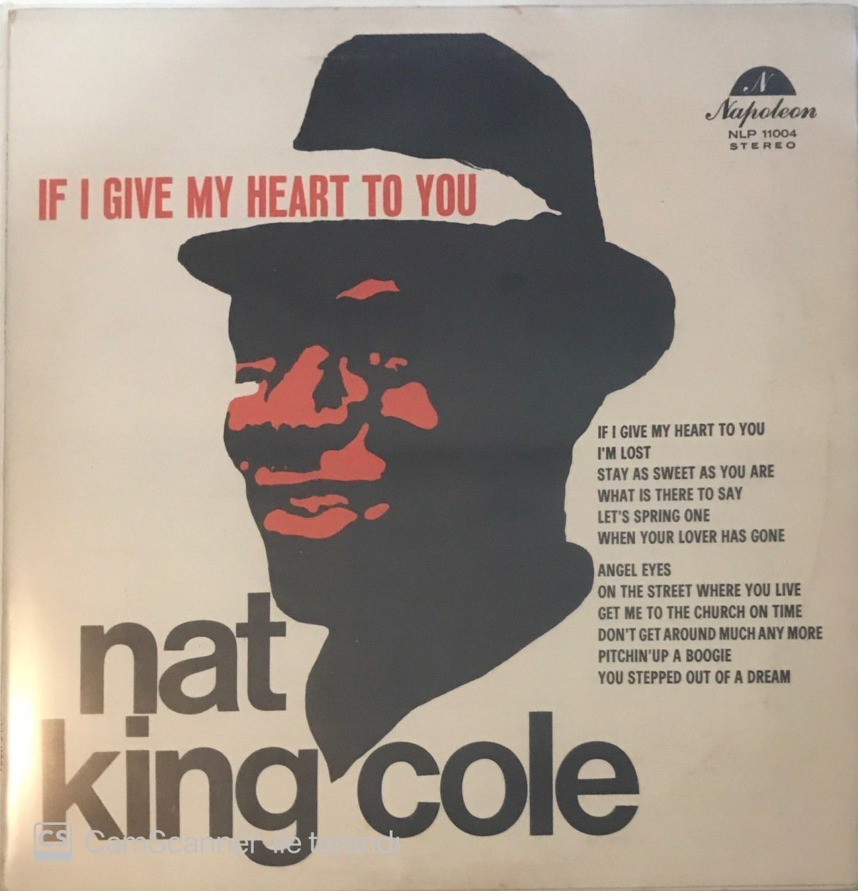 Nat King Cole If I Give My Heart To You LP