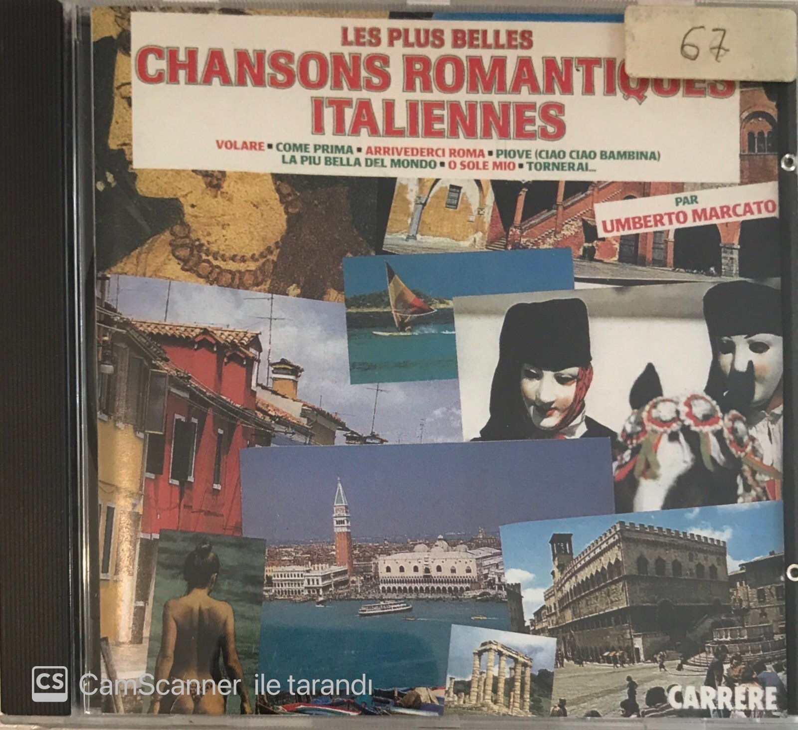 Les Plus Belles Chansons Romantiques Italiennes CD