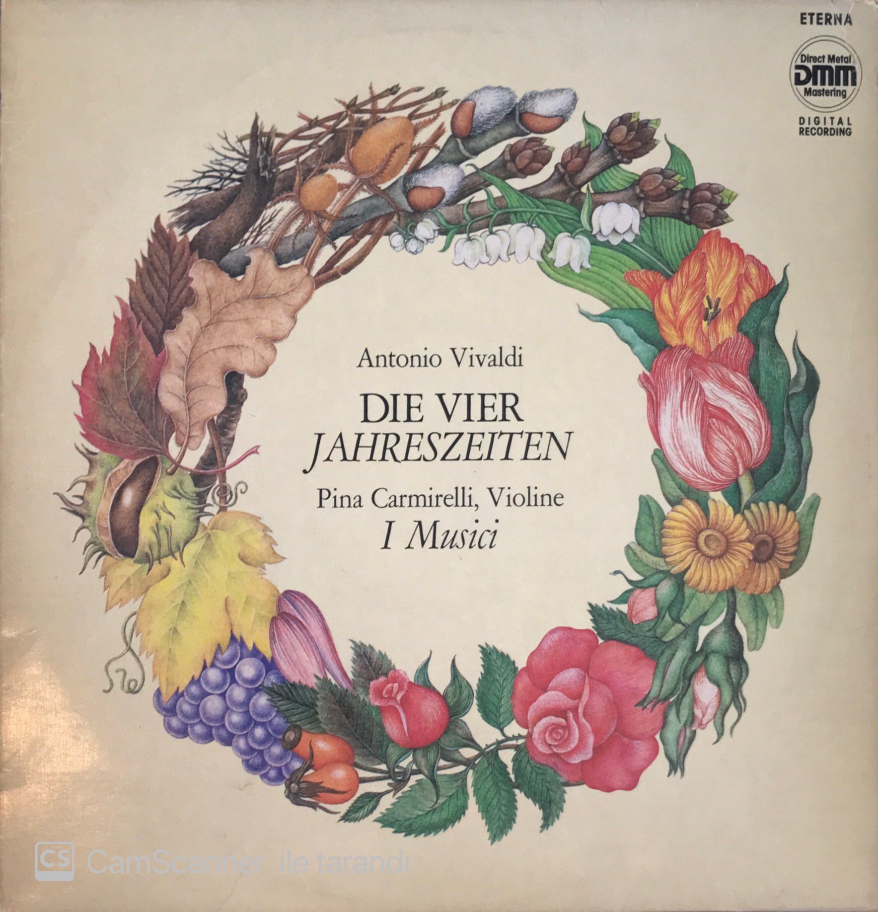 Antonio Vivaldi Die Vier Jahreszeiten Pina Carmirelli , Violine I Musici LP