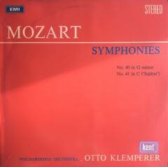 Mozart / Otto Klemperer  Philharmonia Orchestra ‎ Symphonies No. 40 In G Minor - No. 41 In C Major, ''Jupiter'' LP