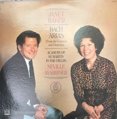 Janet Baker Bach Arias Academy Of St. Martin In The Fields LP