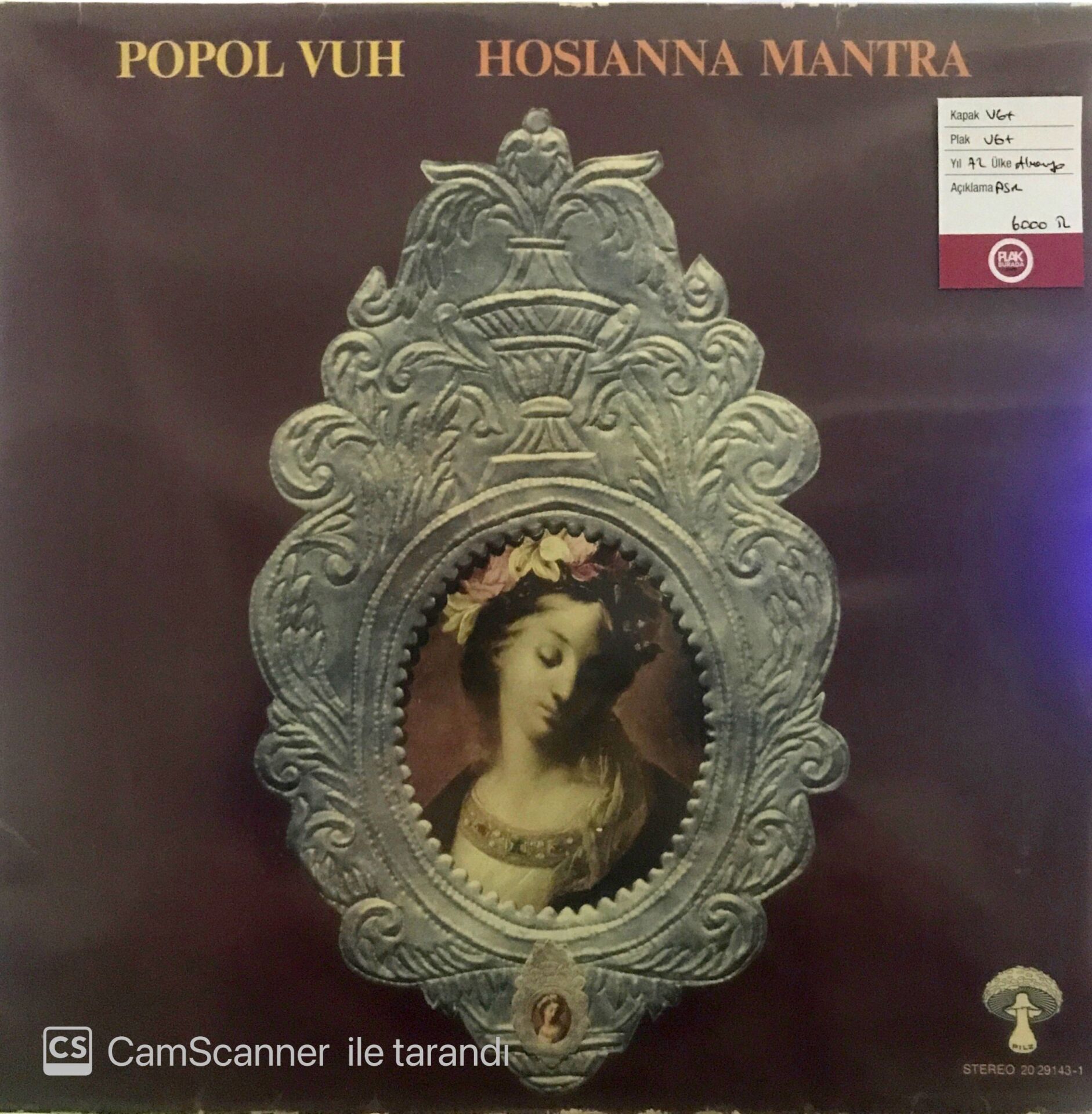 Popol Vuh - Hosianna Mantra LP
