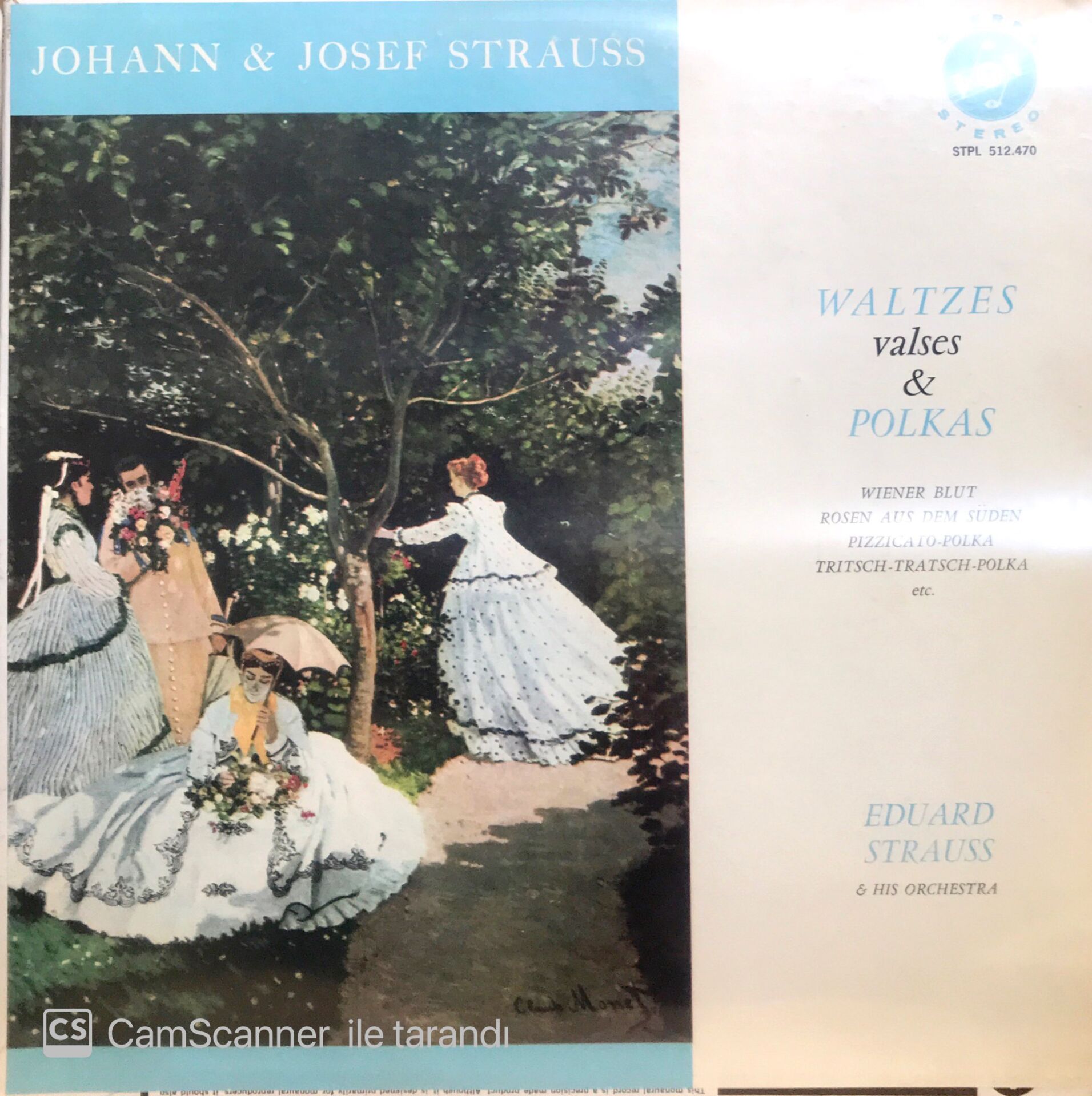 Johann & Josef Strauss / Waltzes valses & Polkas LP