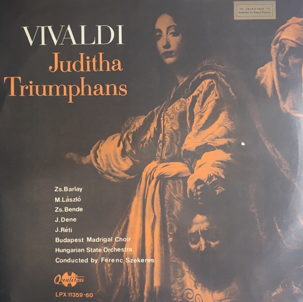 Vivaldi  Juditha Triumphans Double LP