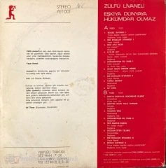 Zülfü Livaneli - Eşkiya Dünyaya Hükümdar Olmaz LP