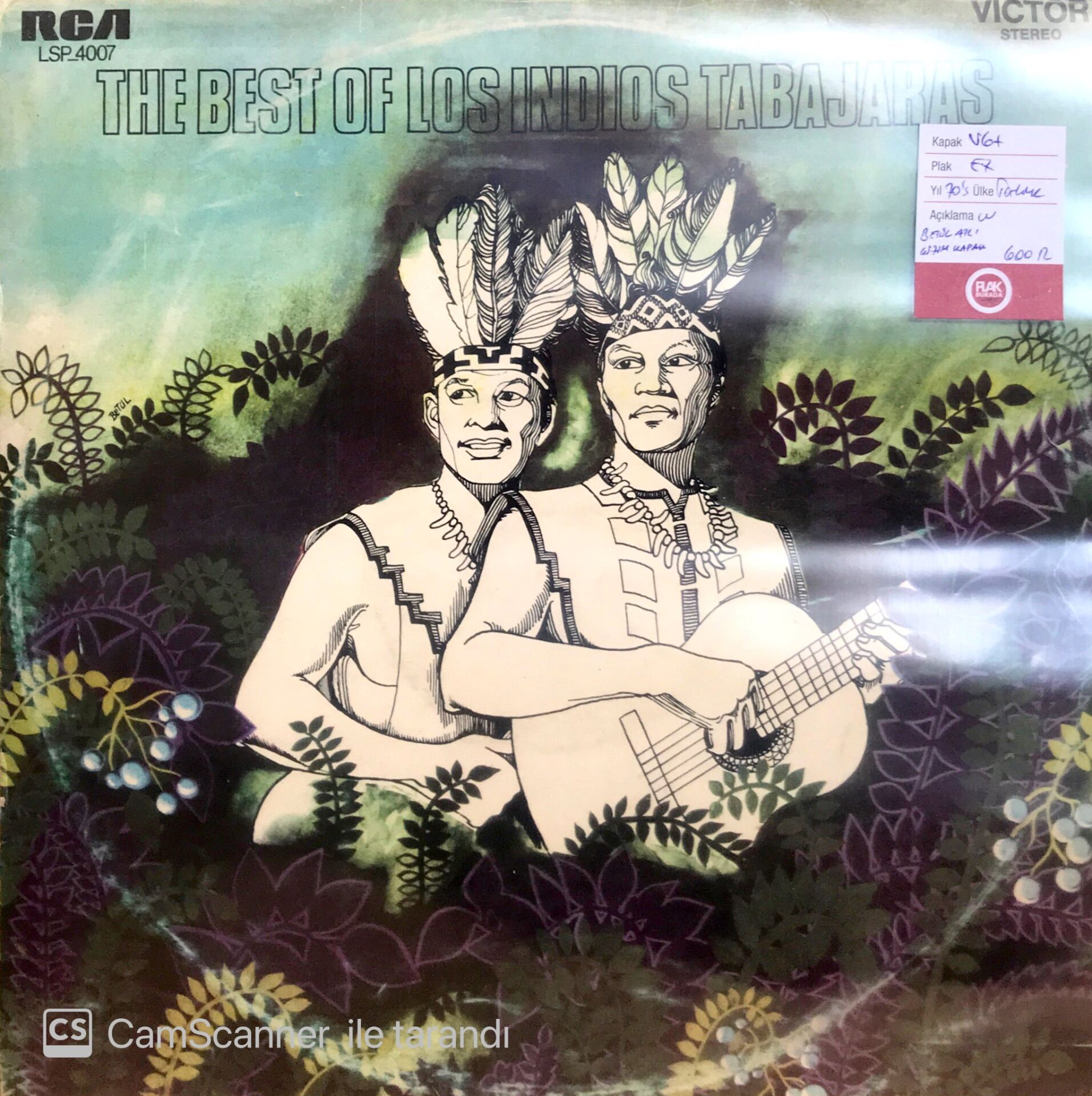 The Best Of Los Indıos Tabajaras LP