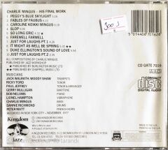 Charlie Mingus - His Final Work - CD