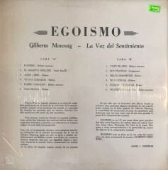Gilberto Monroig - Egoismo LP