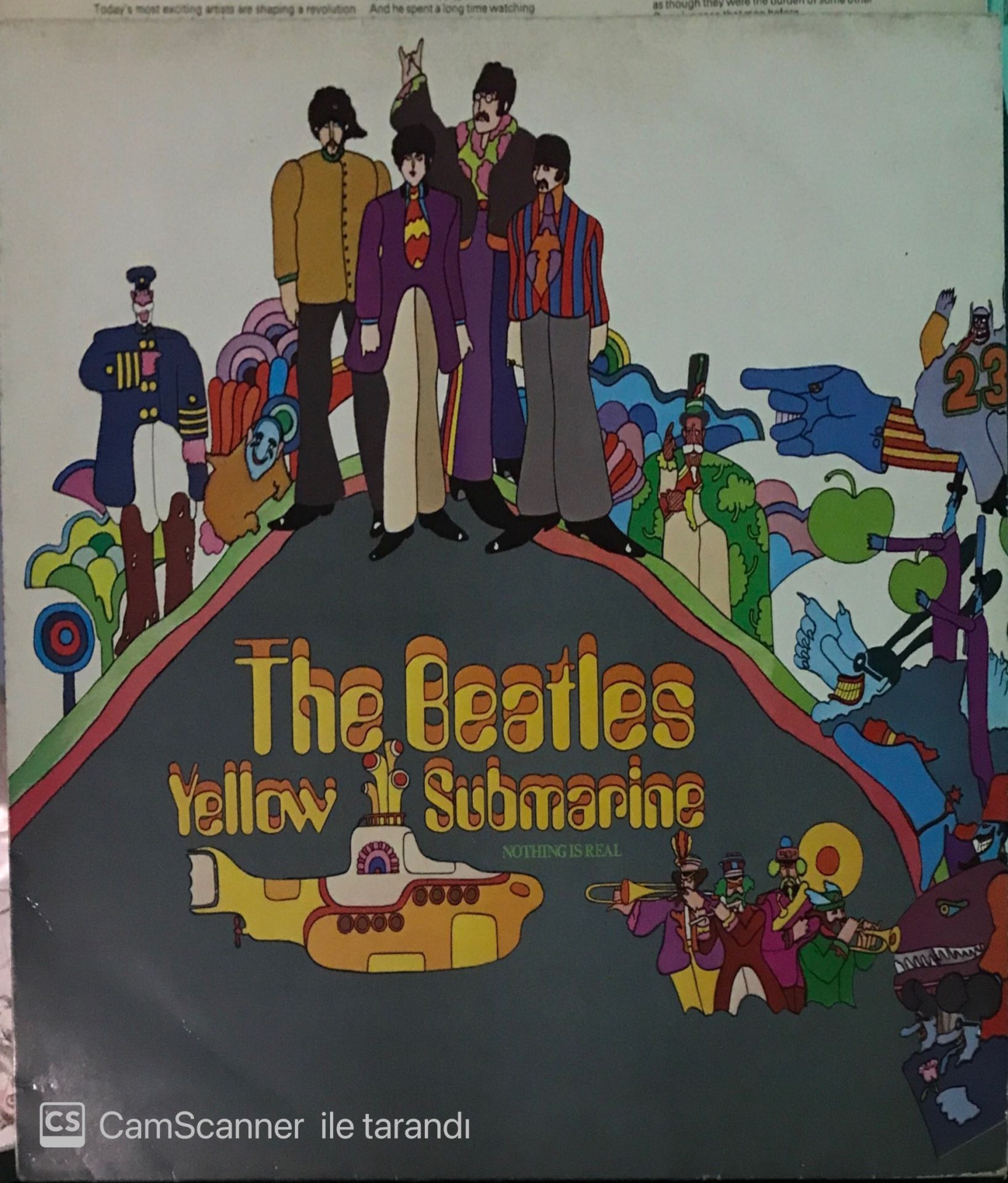 The Beatles - Yellow Submarine Nothing Is Real LP