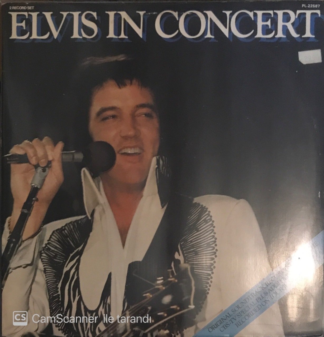 Elvis Presley In Concert Double LP
