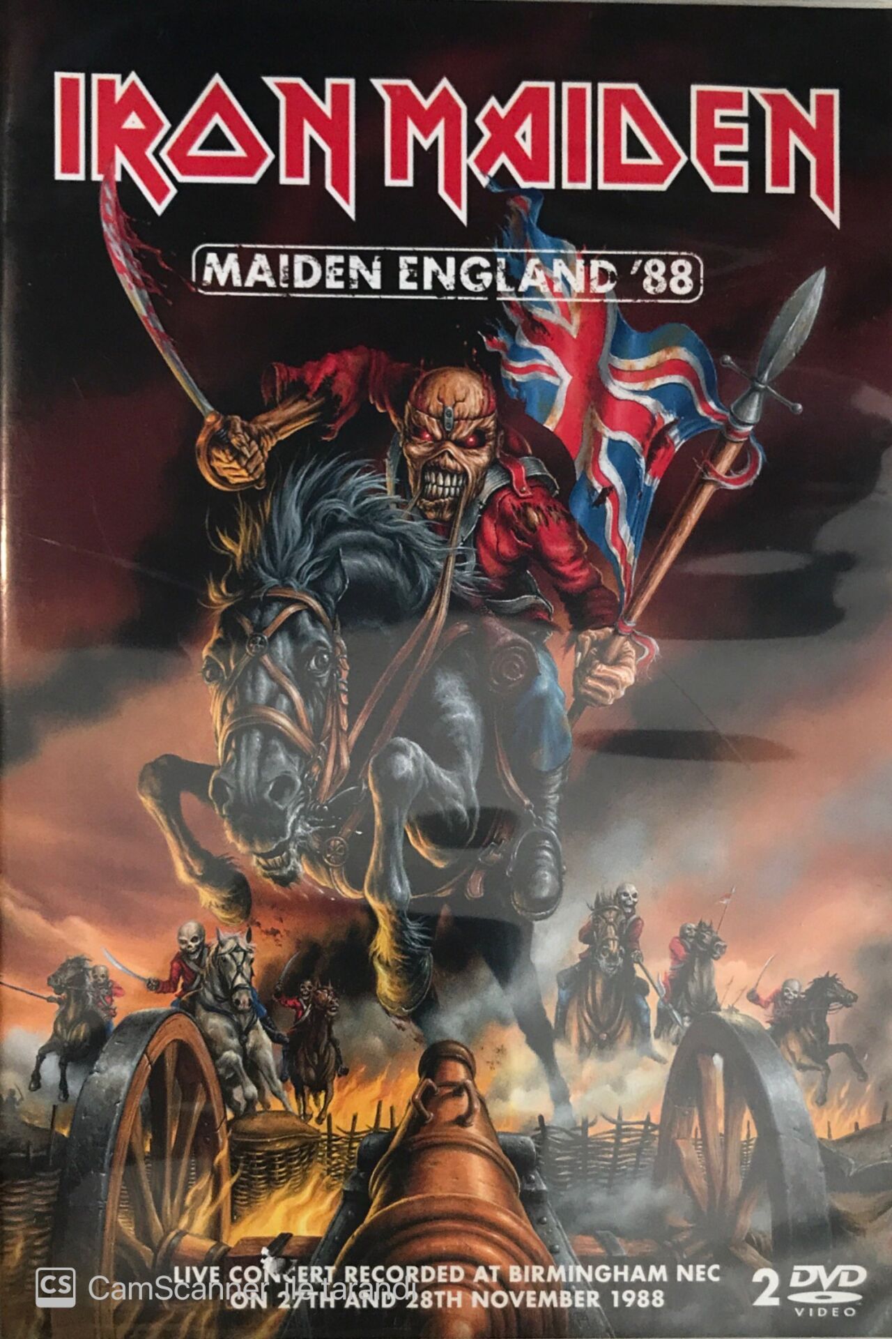 Iron Maiden Maiden England 88 DVD