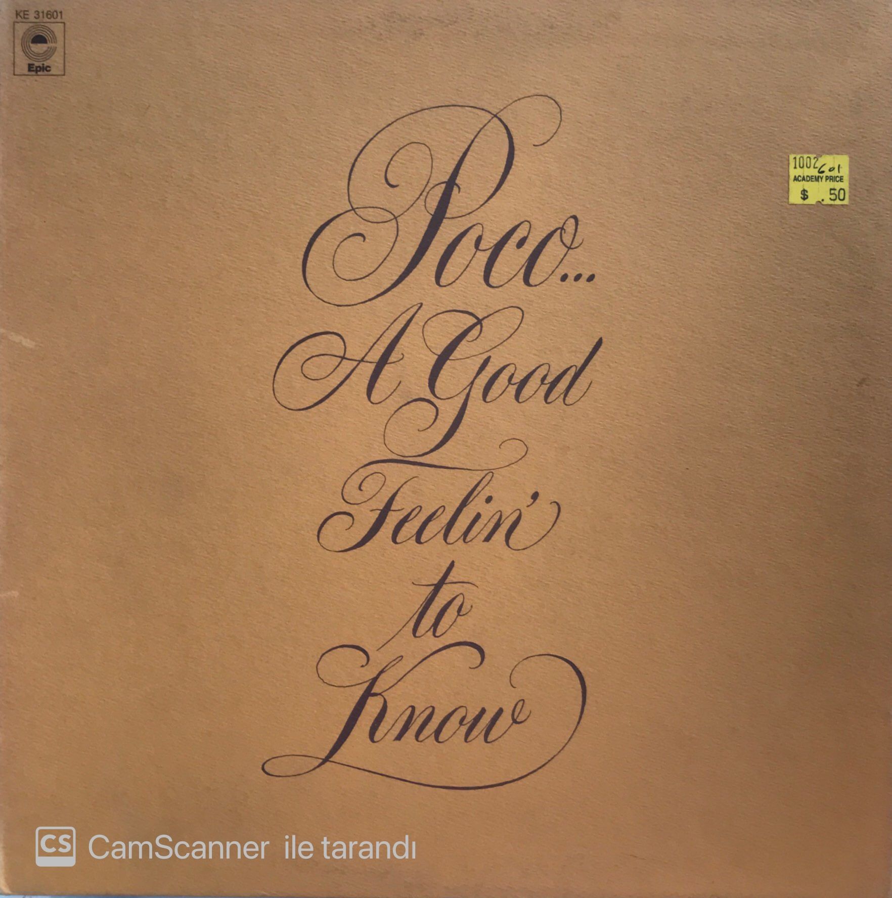 Poco - A Good Feelin' To Know LP