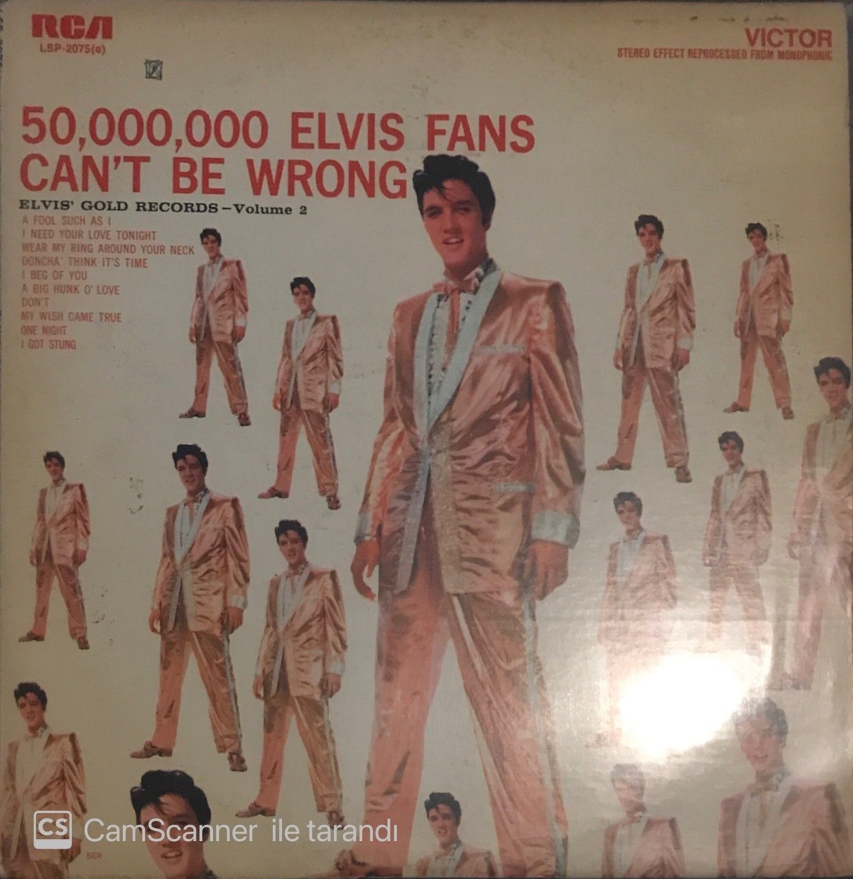 50.000.000 Elvis Fans Can't Be Wrong Elvis Gold Records Volume 2 LP