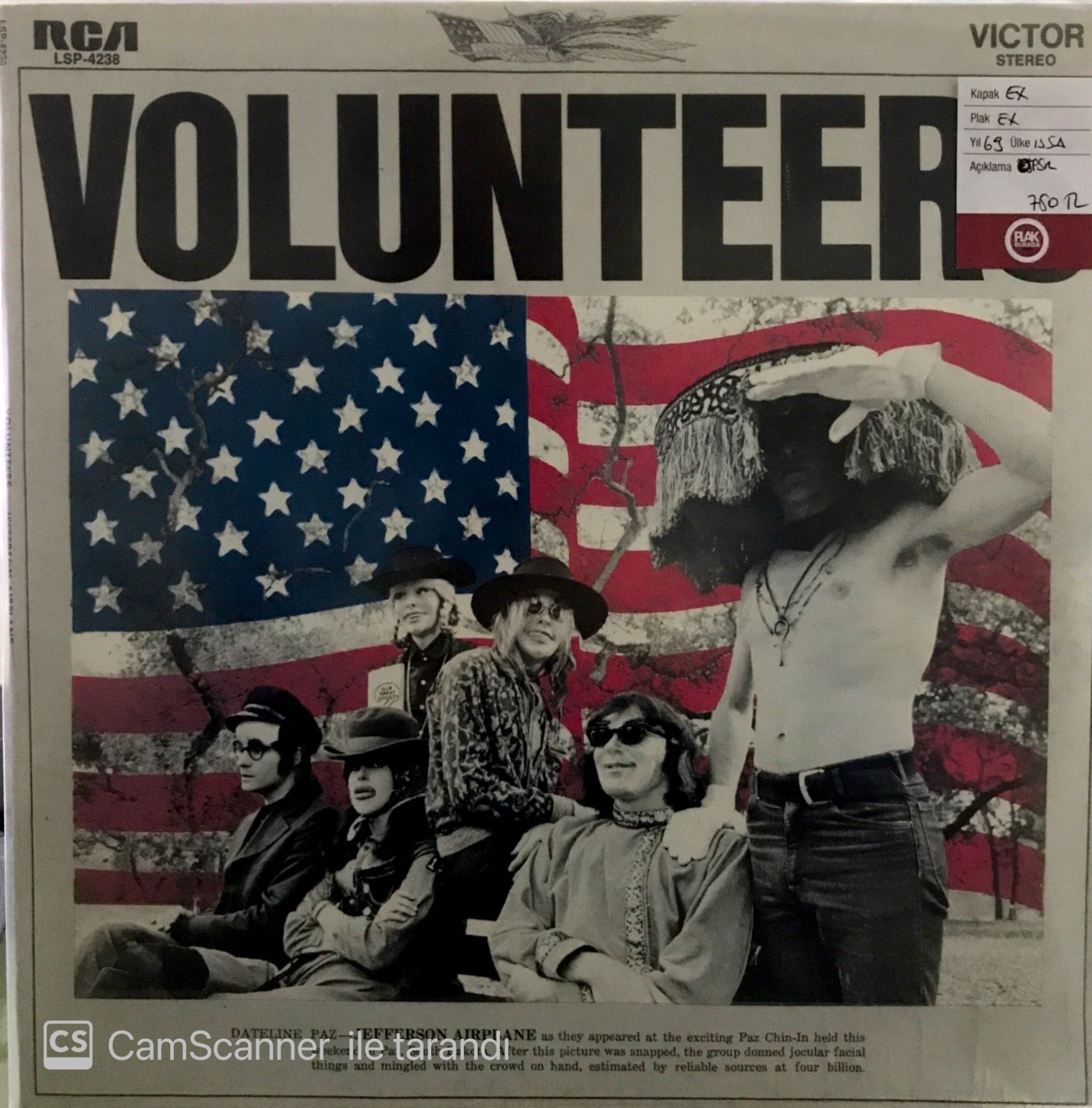 Jefferson Airplane Volunteers LP
