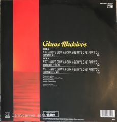 Glenn Medeiros - Nothing's Gonna Change My Love For You Maxi