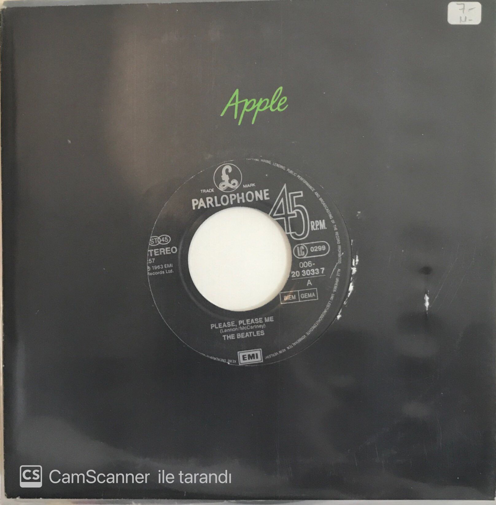The Beatles - Please, Please Me 45lik