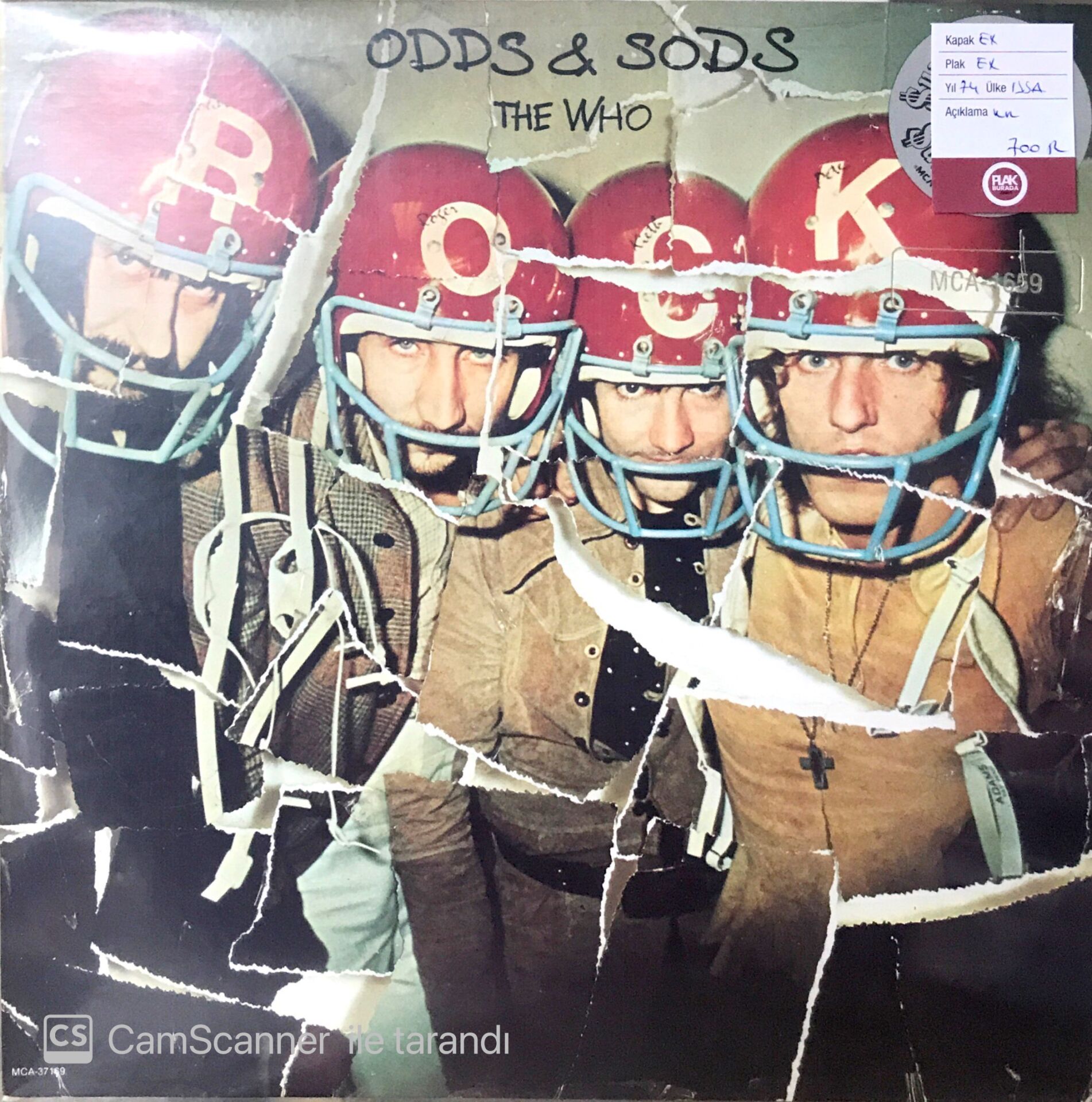 The Who Odds And Sods LP