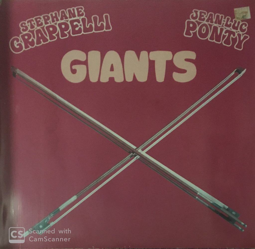 Stephane Grapelli & Jean-Luc Ponty Giants LP