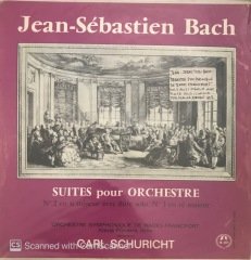 Jean Sebastien Bach Orchestre Symphonique De Radio Francfort LP