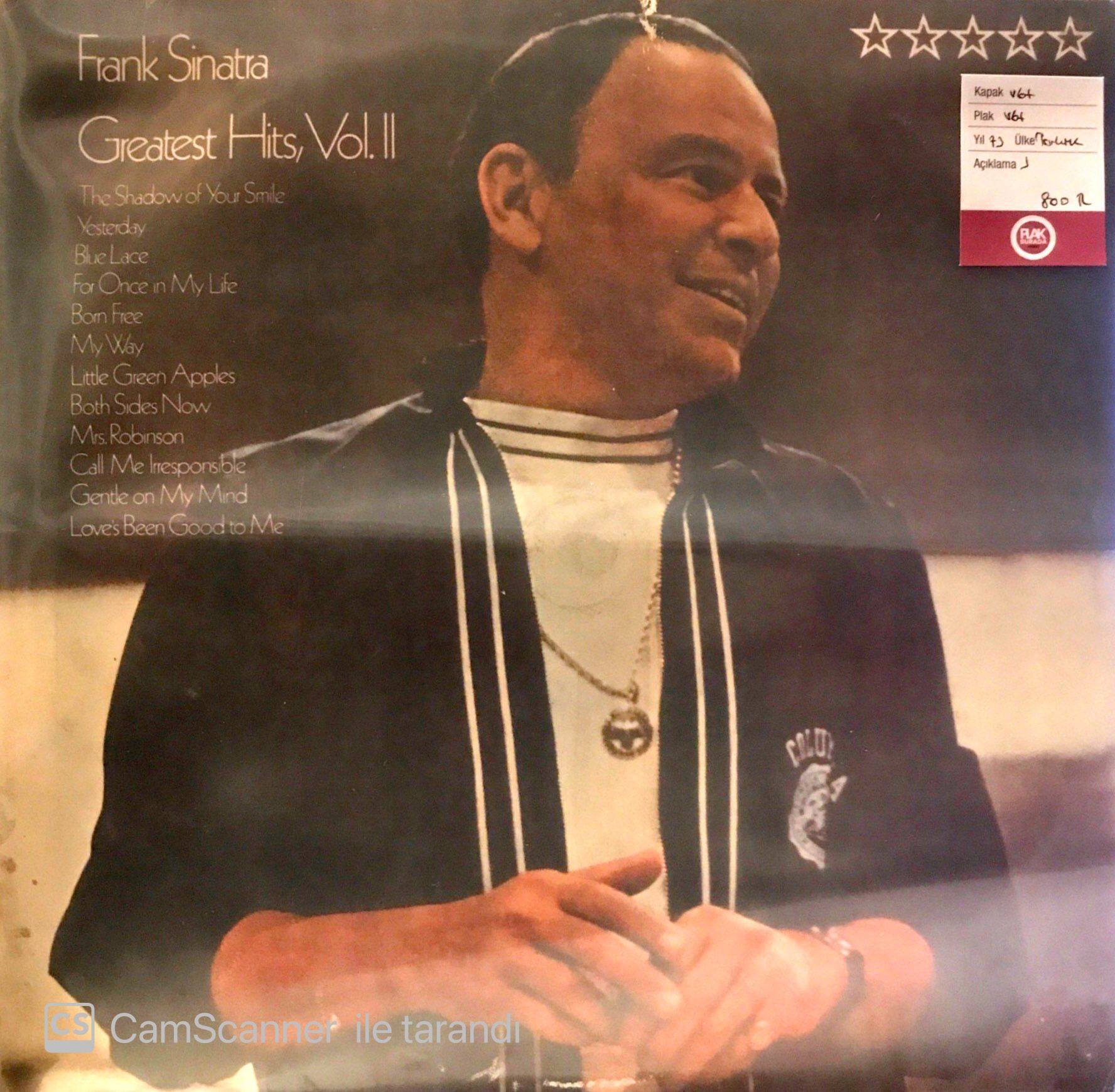 Frank Sinatra Greatest Hits Vol II LP