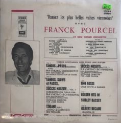Franck Pourcel Et Son Grand Orchestra Valses Viennoises LP