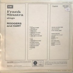 Frank Sinatra Sings Rodgers And Hart LP