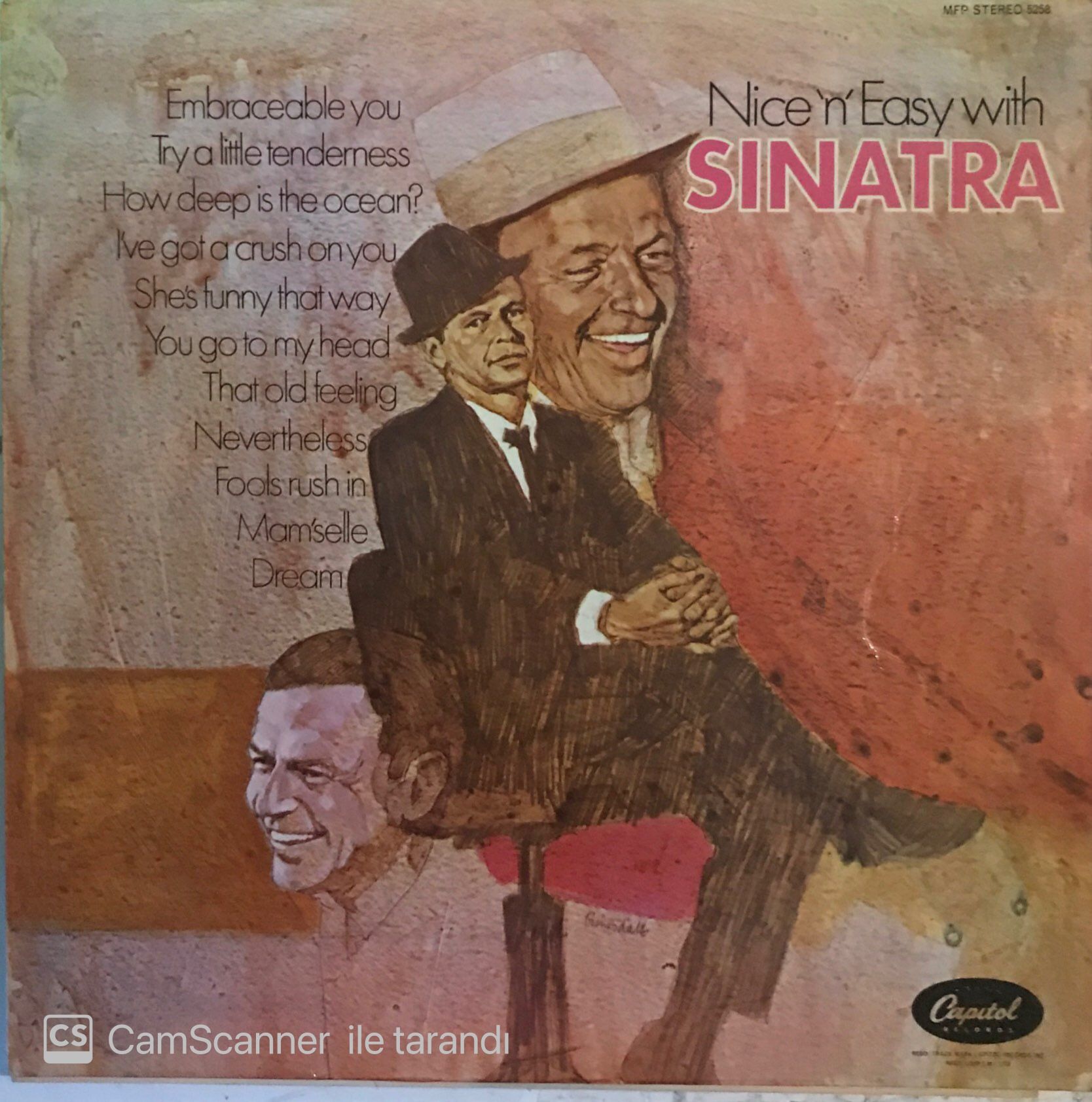 Frank Sinatra Nice ''N'' Easy With Sinatra LP