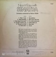 Frank Sinatra Nice ''N'' Easy With Sinatra LP