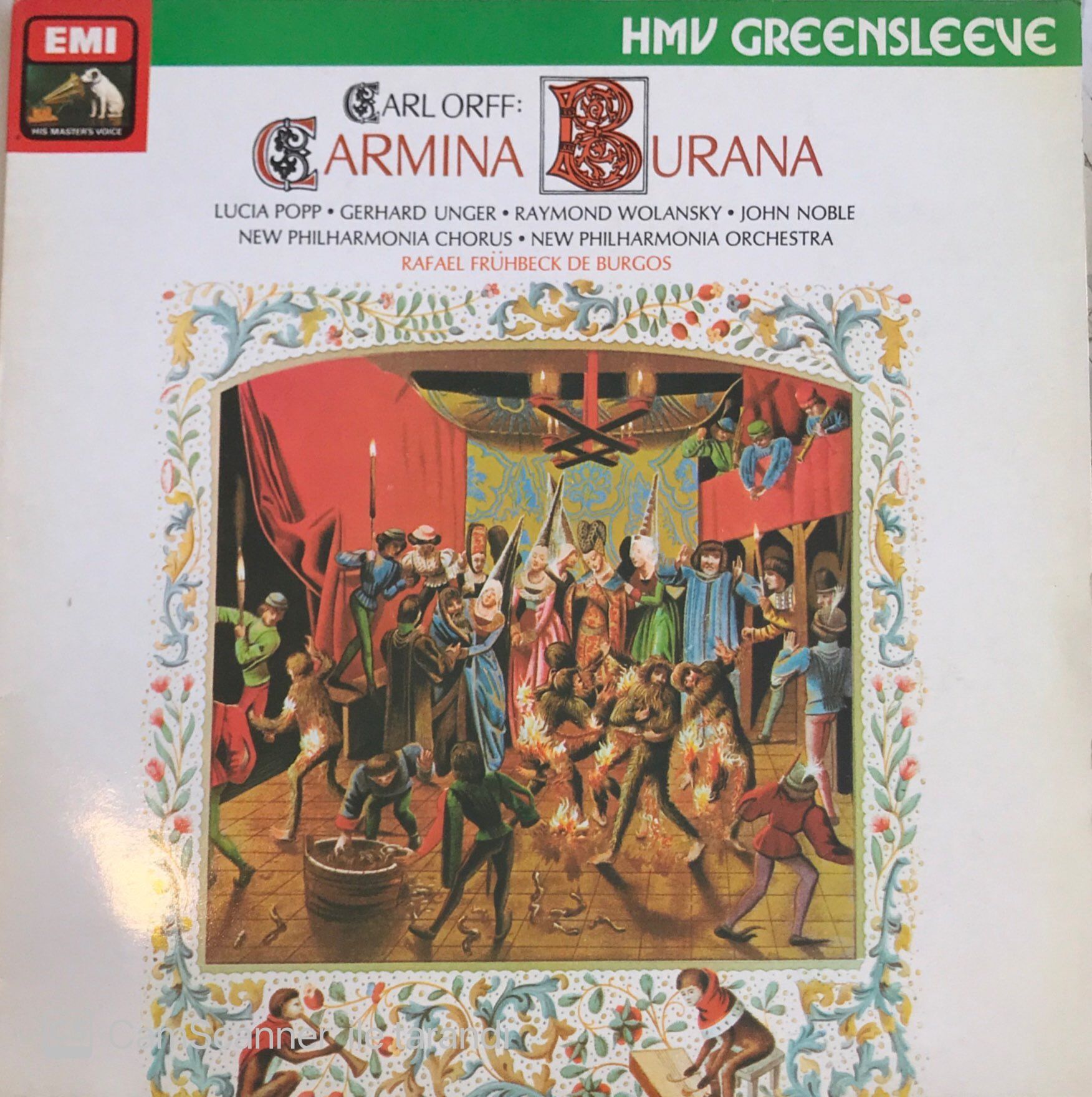 Carl Orff: Carmina Burana Rafael Frühbeck De Burgos LP
