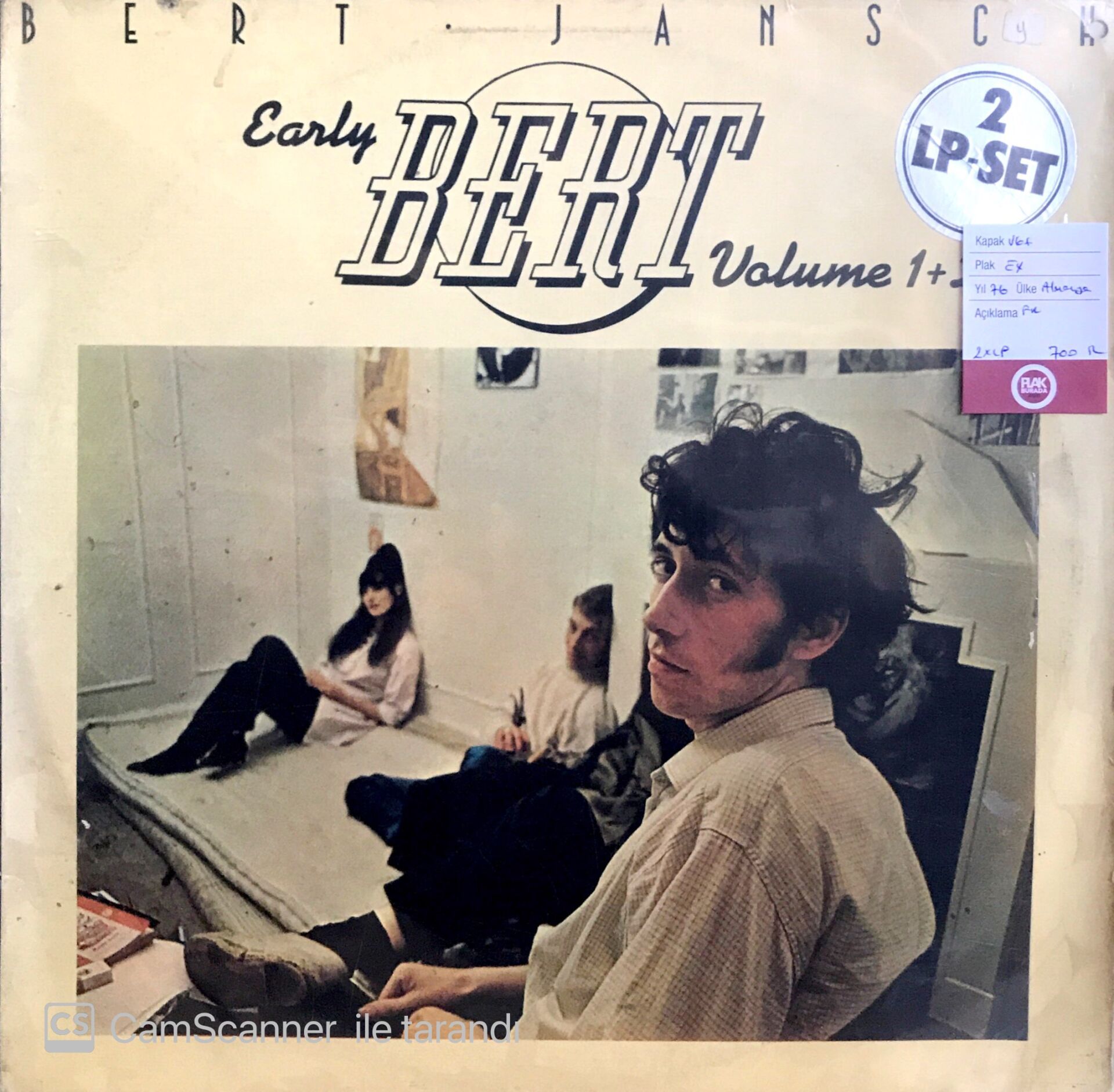 Bert Jansch / Early Bert Volume 1+2 Double LP