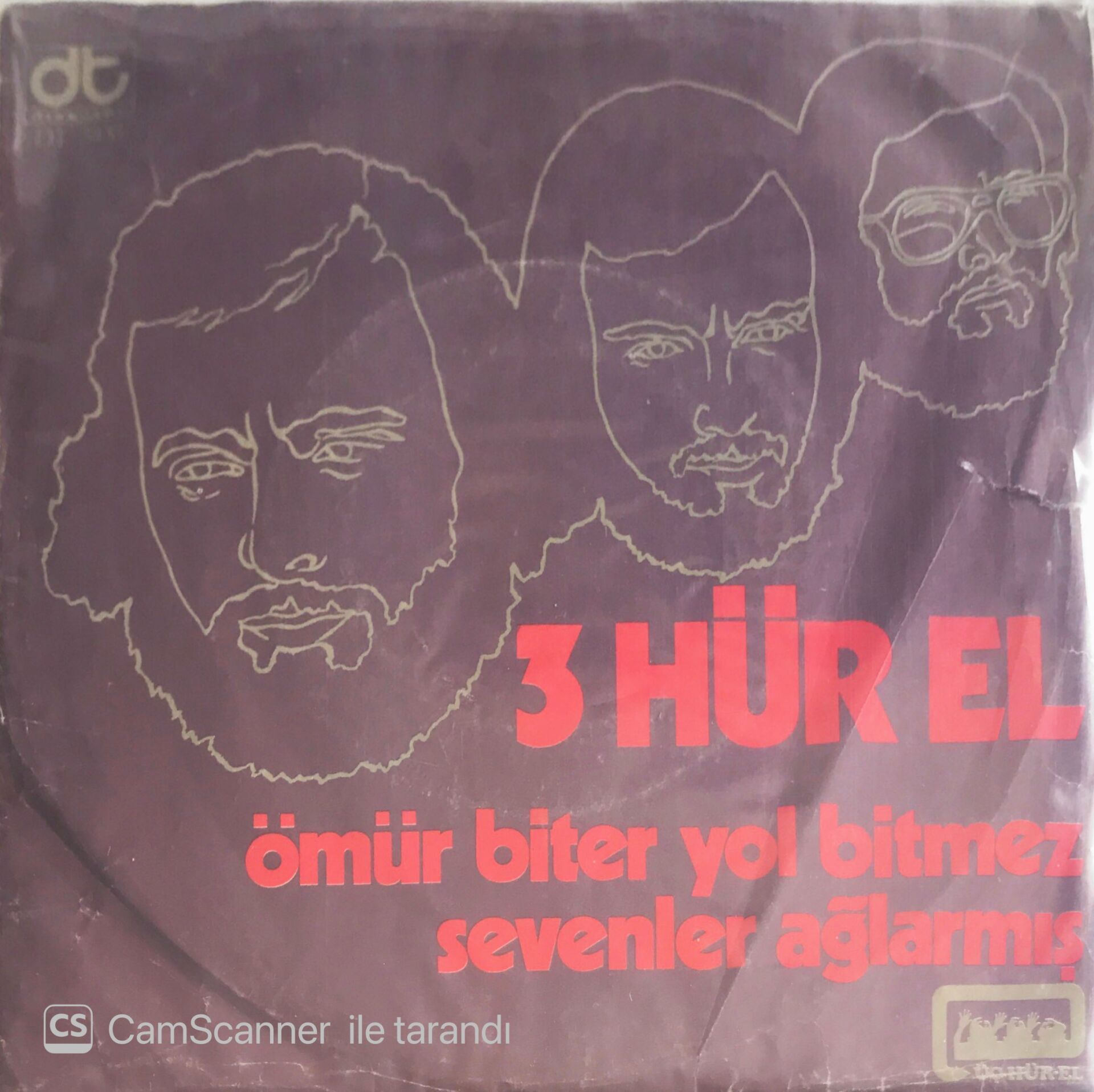 3 Hürel - Ömür Biter Yol Bitmez/Sevenler Ağlarmış - 45'lik