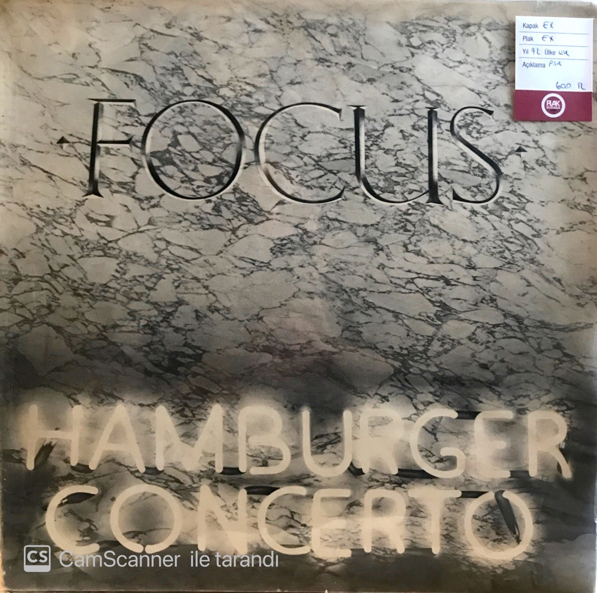 Focus Hamburger Concerto LP
