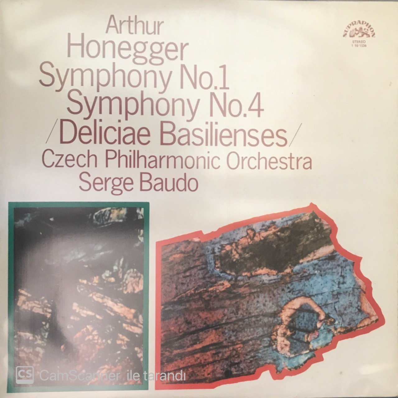 Arthur Honegger Symphony No.1 Symphony No. 4 LP