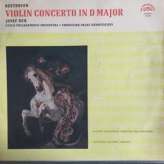 Beethoven  Josef Suk, Czech Philharmonic Orchestra, Franz Konwitschny ‎ Violin Concerto In D Major, Op. 61 LP