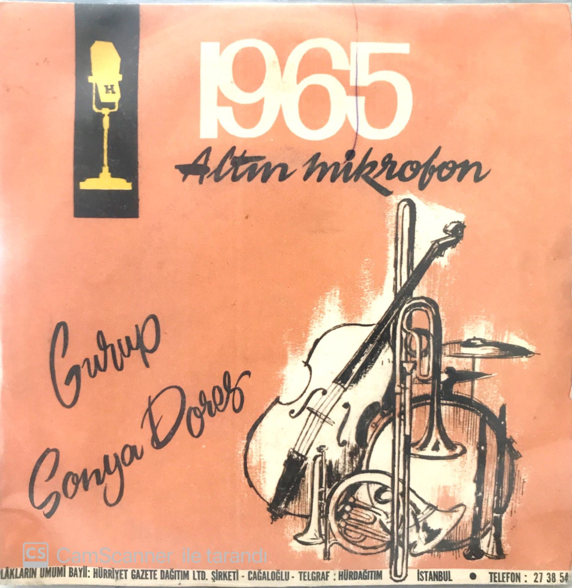 Grup Sonya Dores - Altın Mikrofon 1965 45lik