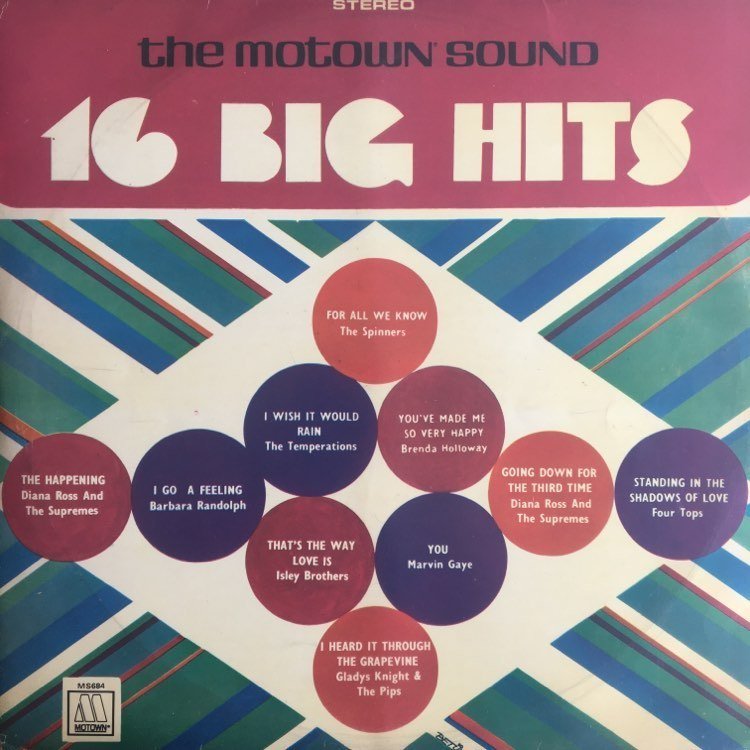 The Motown Sound ''16 Big Hits LP