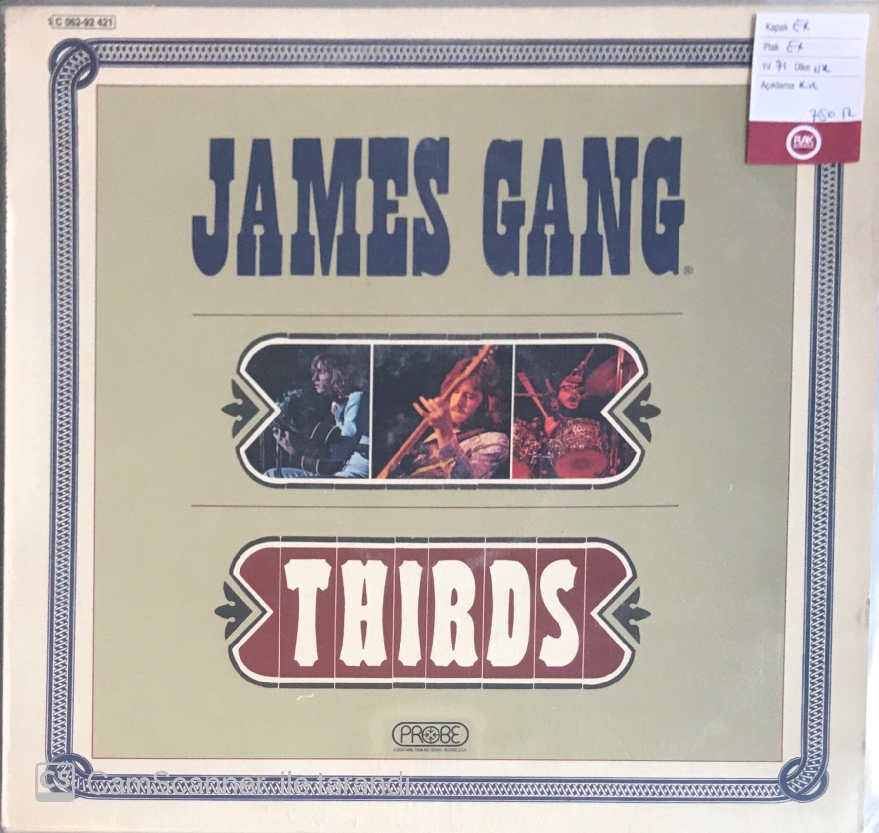 The James Gang - Thirds LP