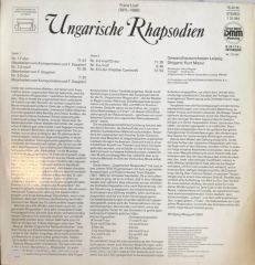 Franz Liszt Ungarische Rhapsodien LP