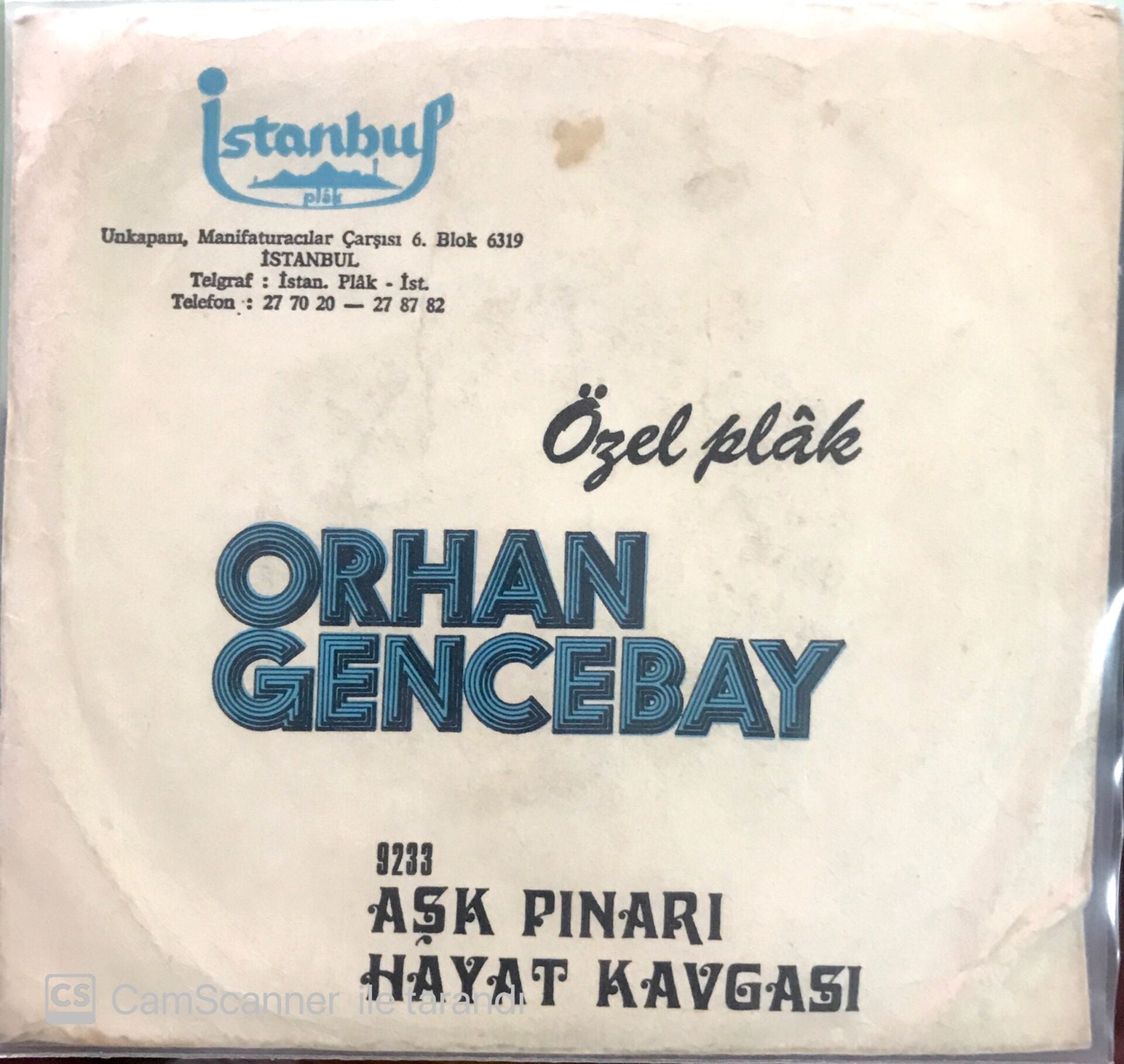 Orhan Gencebay - Aşk Pınarı 45lik