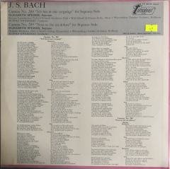 Bach Cantatas (Cantata N° 204 ''Ich Bin In Mir Vergnügt'' / Cantata N° 209 ''Non Sa Che Sia Dolore'') LP