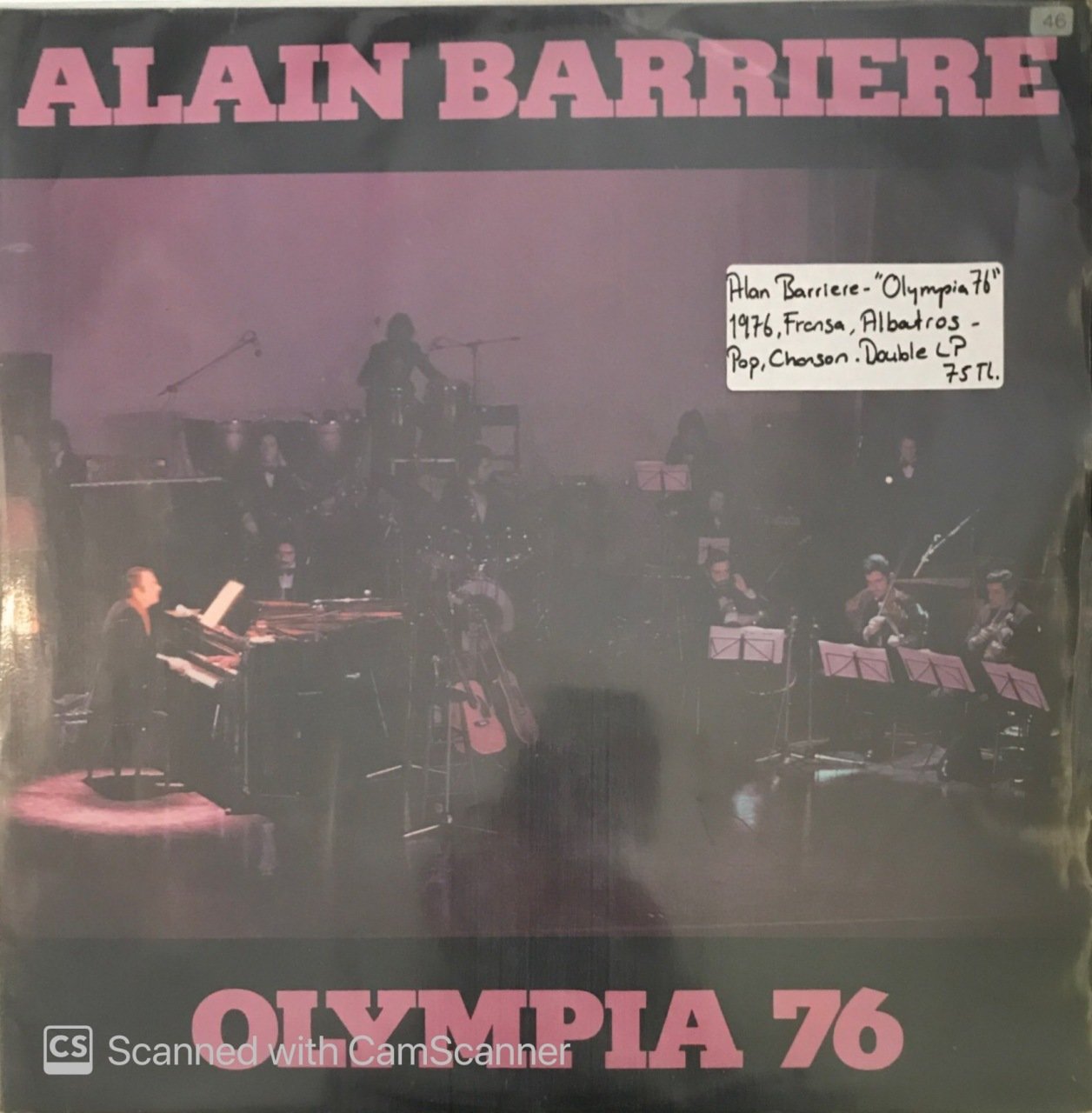 Alan Barriere Olympia 76 Double LP