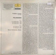 Frederic Chopin Polonaisen Shura Cherkassky LP