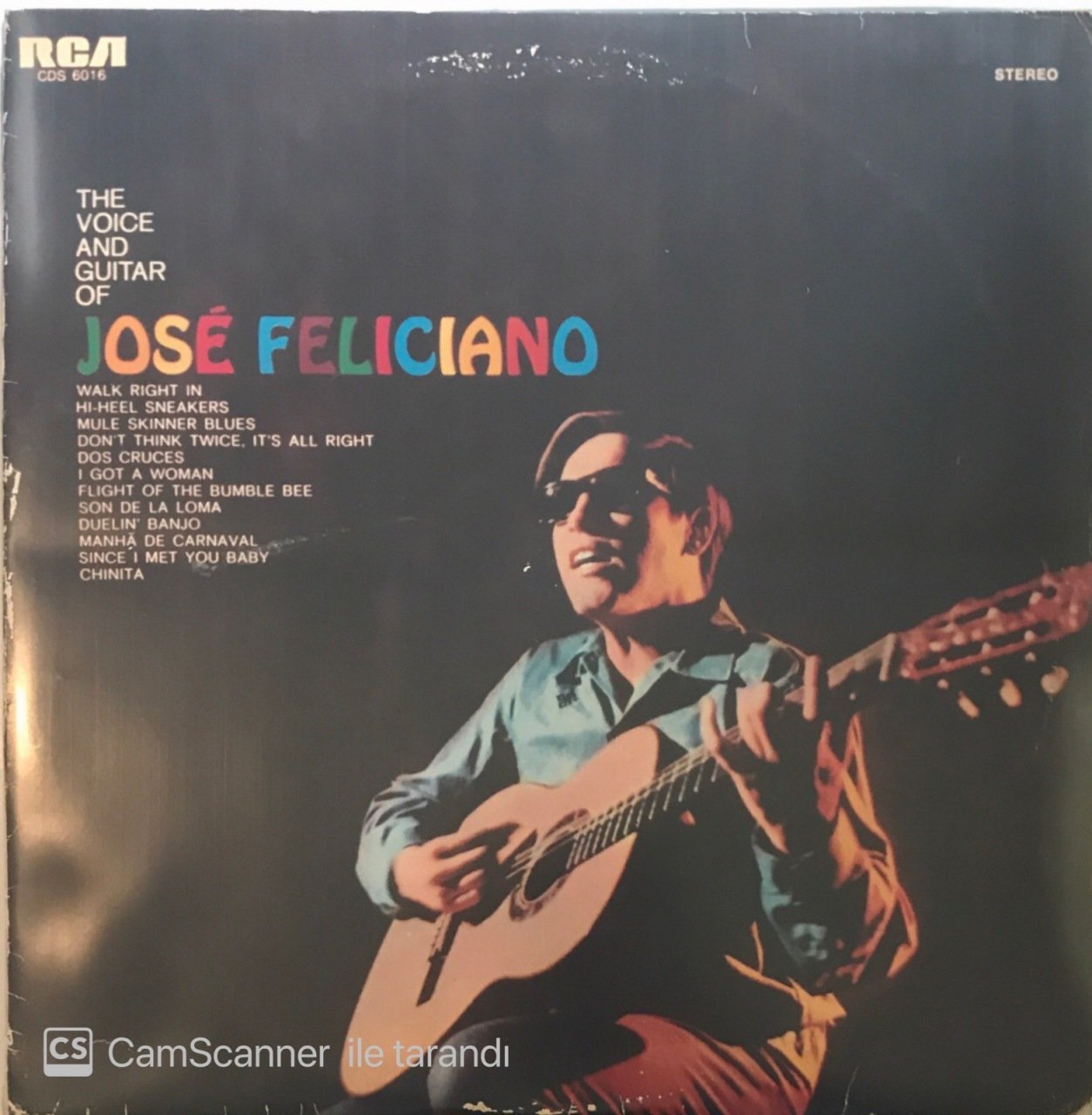 Jose Feliciano The Voice And Guitar Of LP