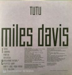 Miles Davis TUTU LP