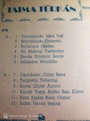 Fatma Türkan - LP