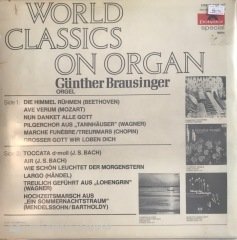 World Classics On Organ Günther Brausinger LP