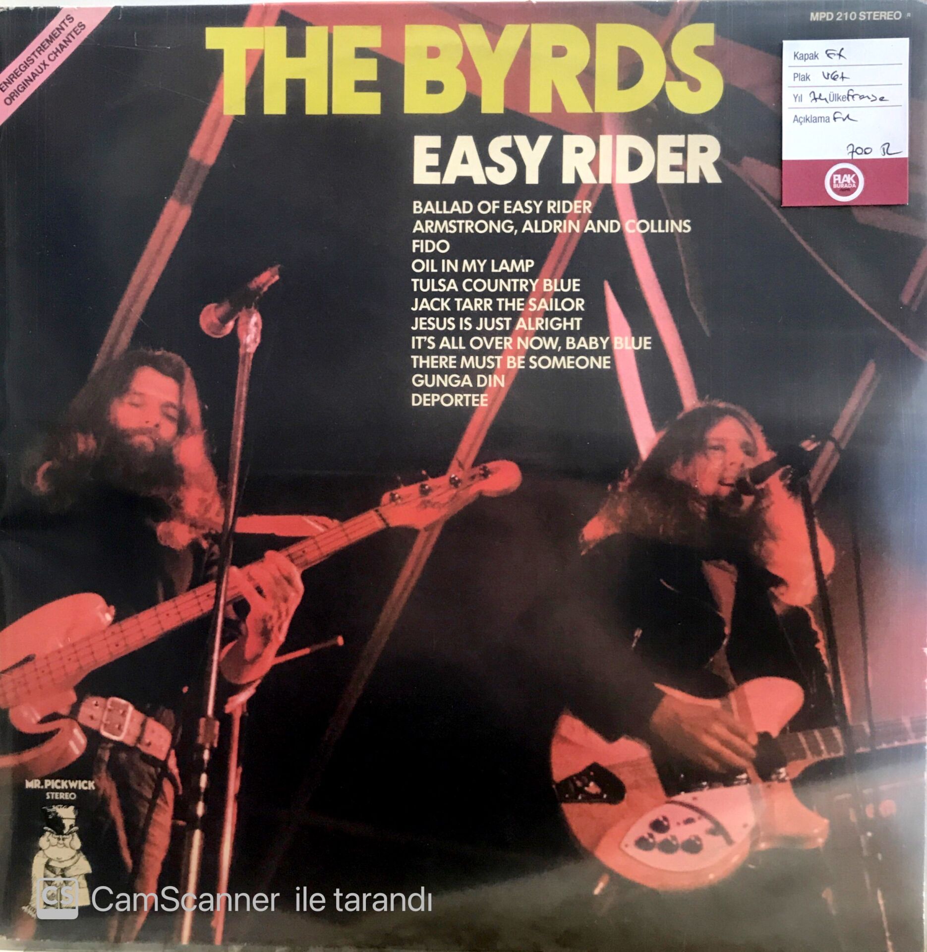 The Byrds - Easy Rider LP