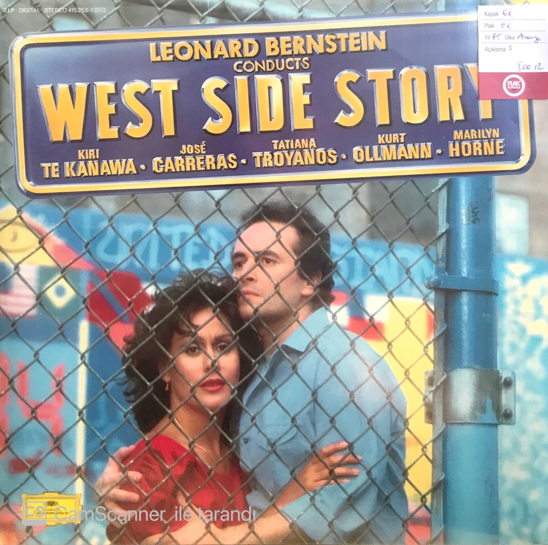 Leonard Bernstein West Side Story Double LP